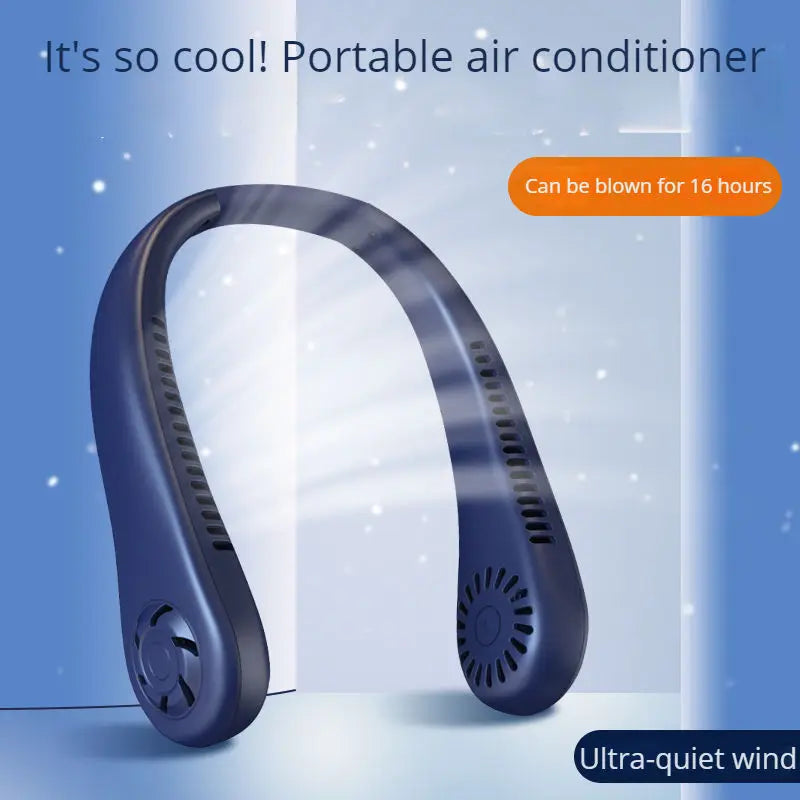 FrostAir™ AeroGlow | Premium Bladeless Wearable Neck Fan 1200mAh Battery Life
