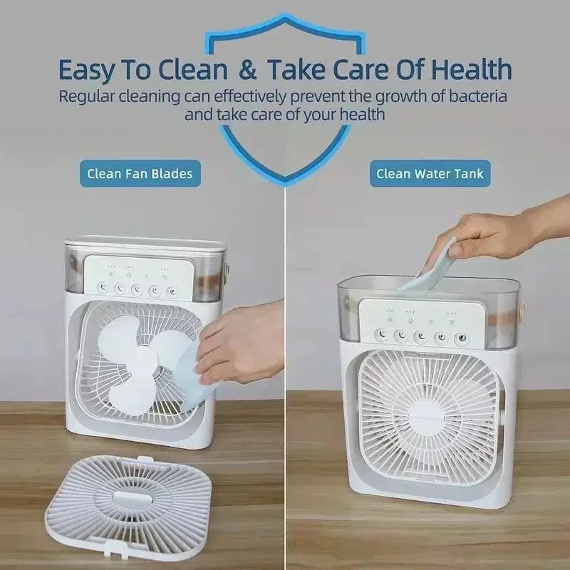 FrostAir™ BreezeCube | 3-in-1 Smart Desktop Climate Control & Ambient AC
