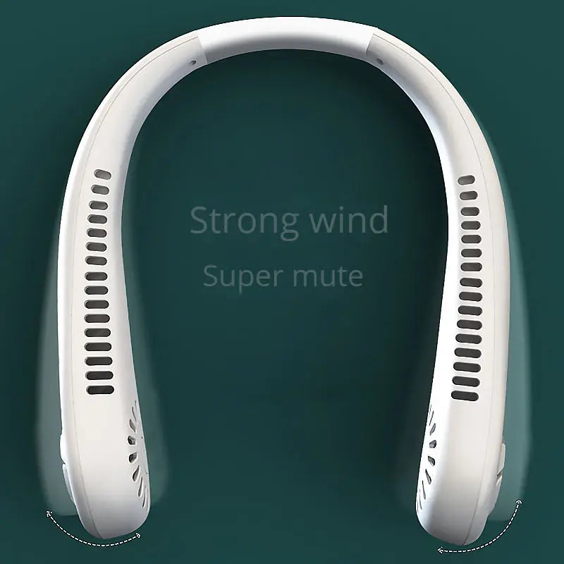FrostAir™ AeroGlow | Premium Bladeless Wearable Neck Fan 1200mAh Battery Life