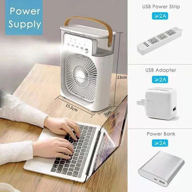 FrostAir™ BreezeCube | 3-in-1 Smart Desktop Climate Control & Ambient AC